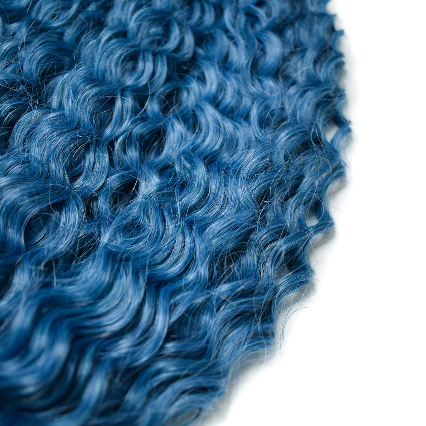 Сurl dreads Azure blue