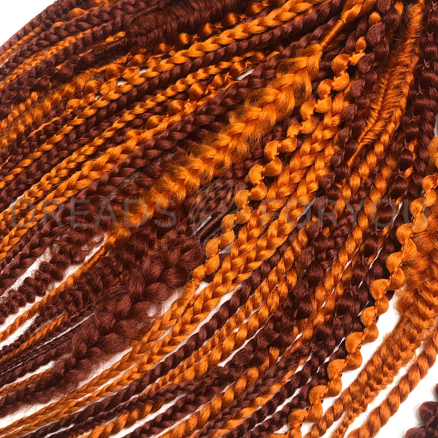 Set DE Textured braids ORANGE-S and 350