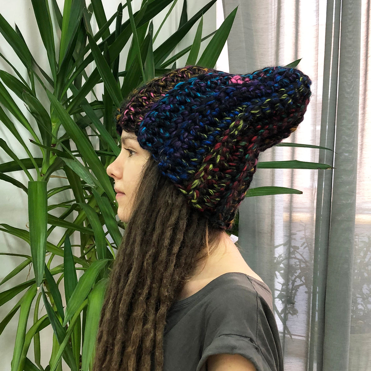 Wool/Acryl BIG HAT