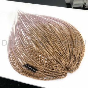 Set DE Textured braids Latte