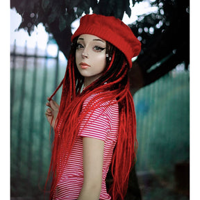DE Smooth Classic Dreads Black/Red