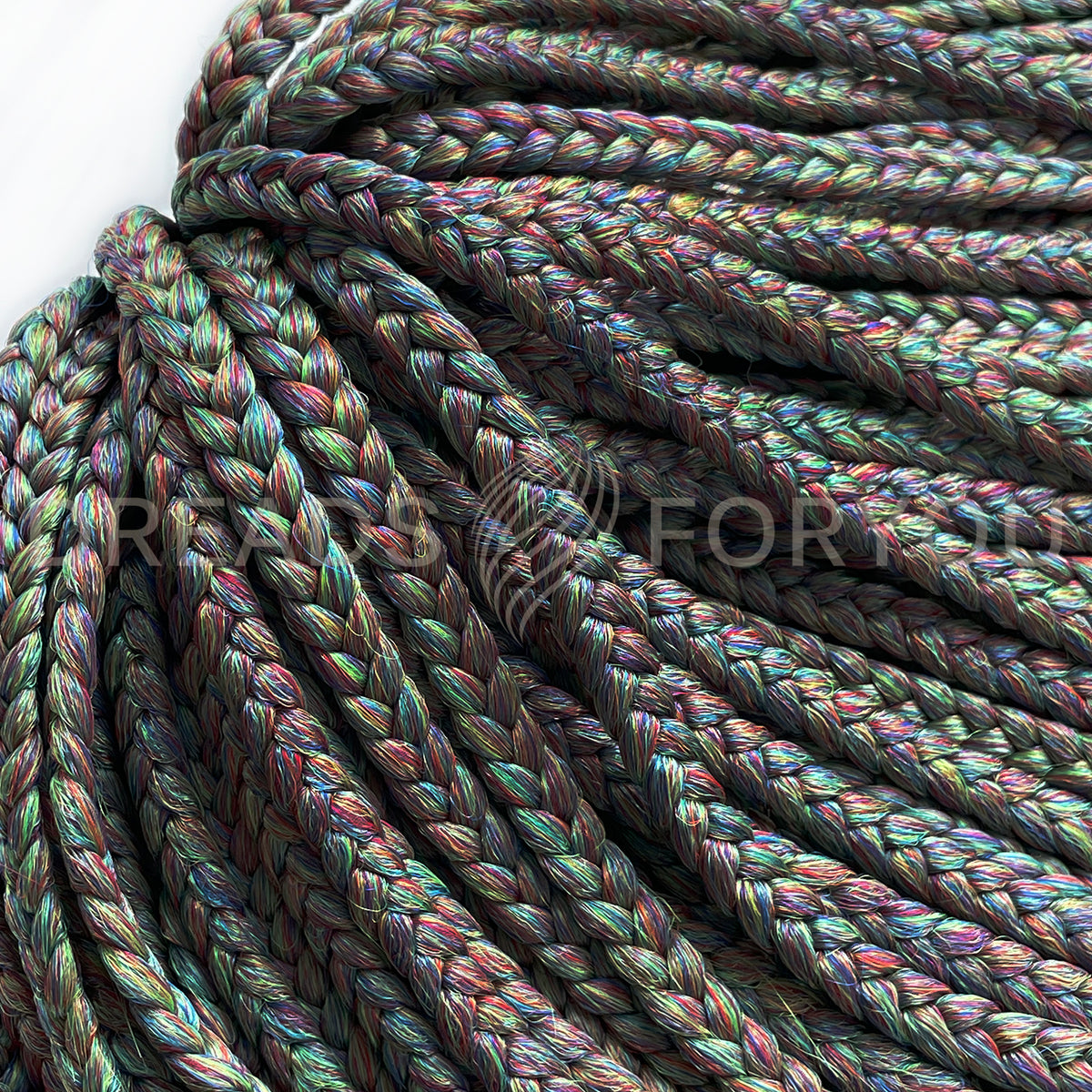 DE Braids GREEN/BLUE/RED