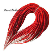 DE Smooth Classic Dreads Red/White