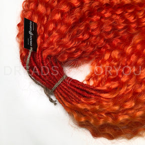 Сurl dreads Orange